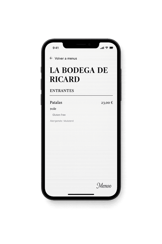 Mobile mockup showing QR code and digital menu